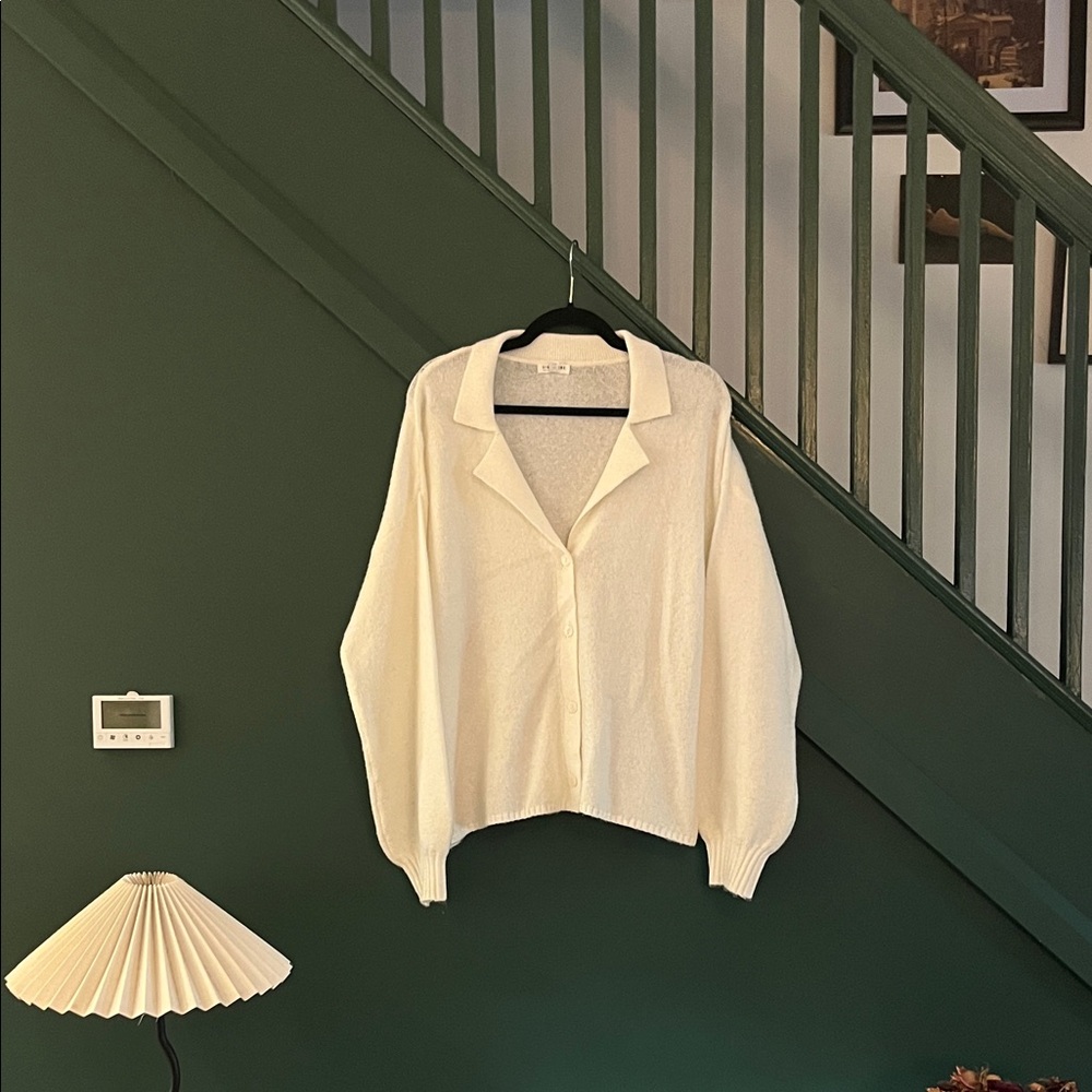 Reitmans Collared Knit Cardigan